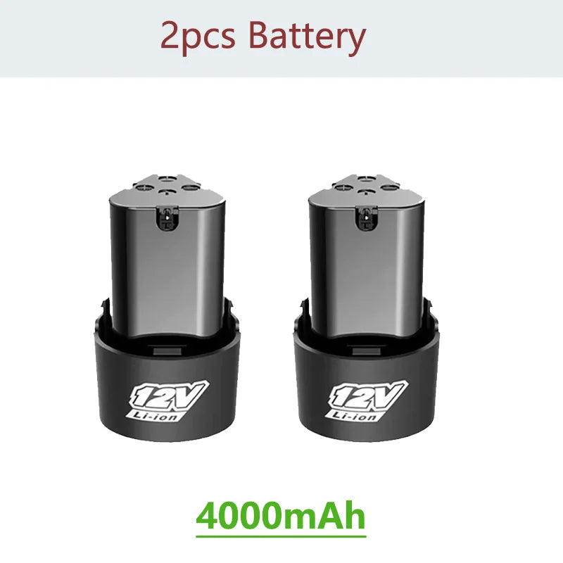 NEW Universal 12V High Capacity Rechargeable Lithium-Ion Battery for Electric Screwdriver Electric Drill Mini Angle Grinder Tool