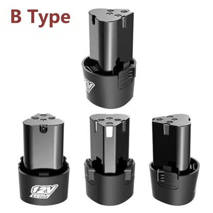 NEW Universal 12V High Capacity Rechargeable Lithium-Ion Battery for Electric Screwdriver Electric Drill Mini Angle Grinder Tool