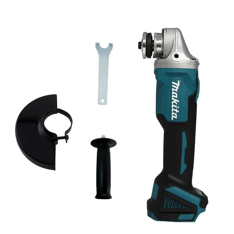 New Makita DGA404 18V Brushless Electric Angle Grinder 125mm Cordless Grinder Metal Wood Grinding Polishing Cutting Power Tool