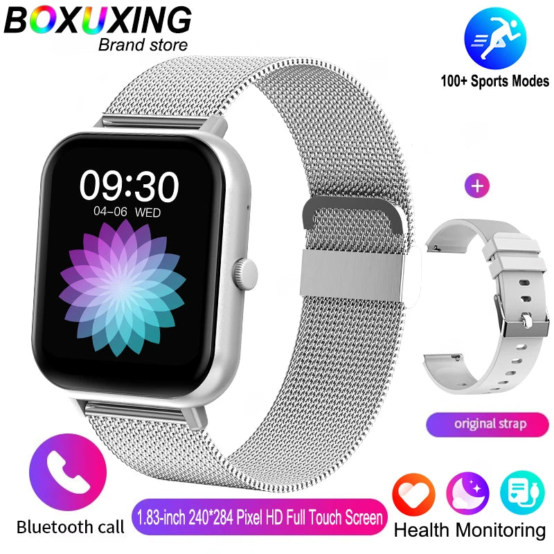 BOXUXING 1.83'' AMOLED Smartwatch