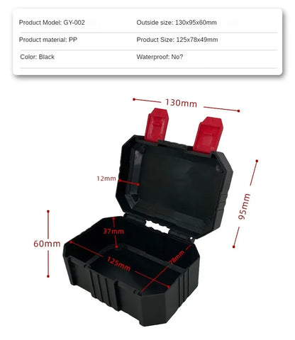 Plastic Tools Box Professiona Electrician Work Organizer Multifunctional Tool Box Storage Carpentry Tools and Accessories