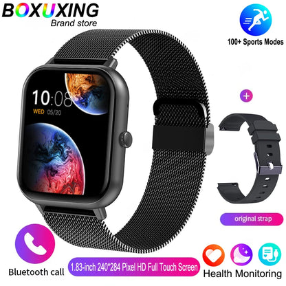 BOXUXING 1.83'' AMOLED Smartwatch