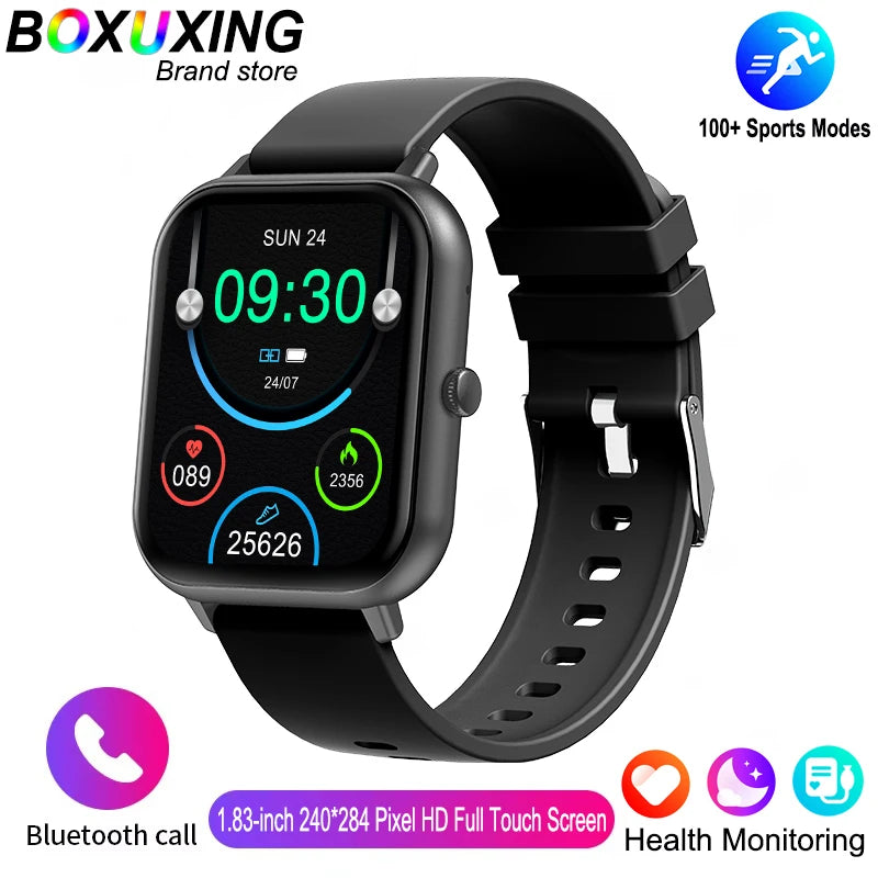 BOXUXING 1.83'' AMOLED Smartwatch