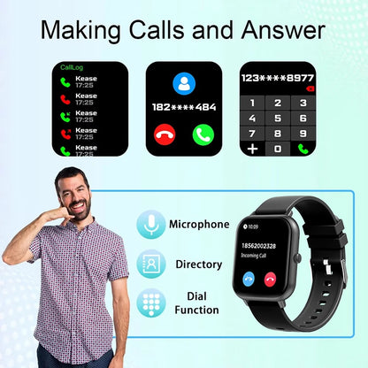 BOXUXING 1.83'' AMOLED Smartwatch