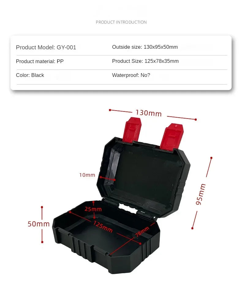 Plastic Tools Box Professiona Electrician Work Organizer Multifunctional Tool Box Storage Carpentry Tools and Accessories