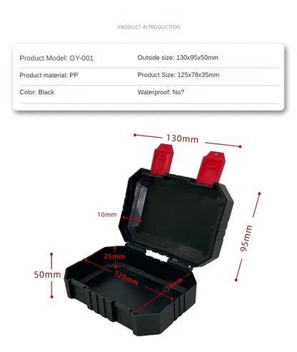 Plastic Tools Box Professiona Electrician Work Organizer Multifunctional Tool Box Storage Carpentry Tools and Accessories
