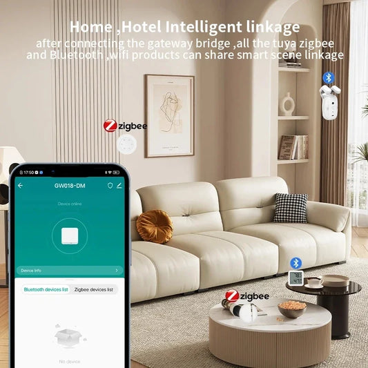 Tuya Zigbee Wireless Multi Mode Hub Gateway For Smart Home Automation for Zigbee Devices Via Smart Life