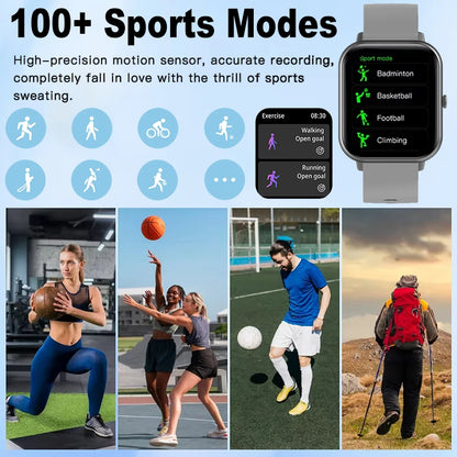 BOXUXING 1.83'' AMOLED Smartwatch