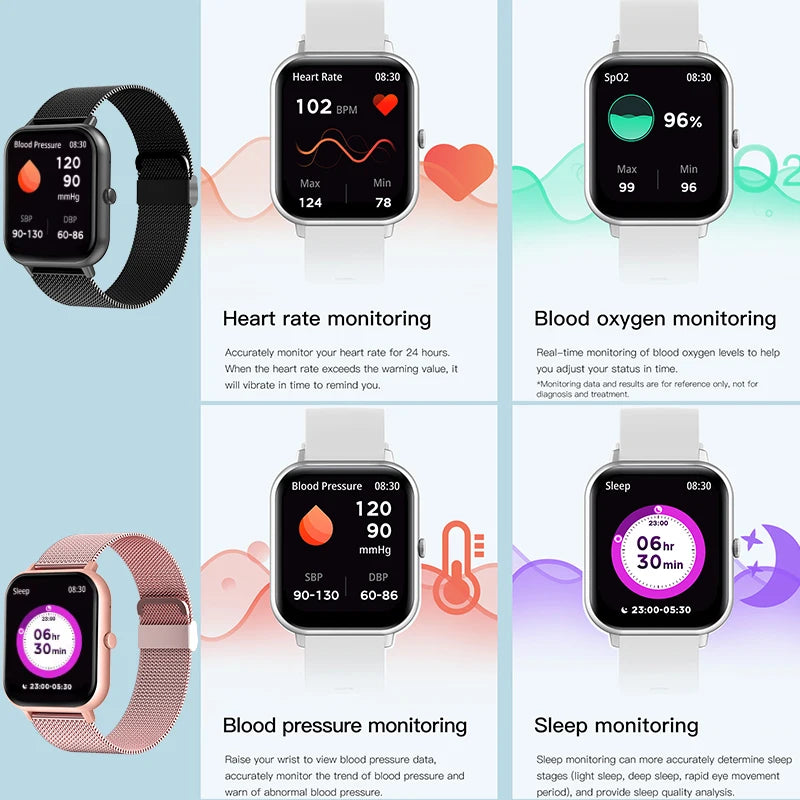 BOXUXING 1.83'' AMOLED Smartwatch